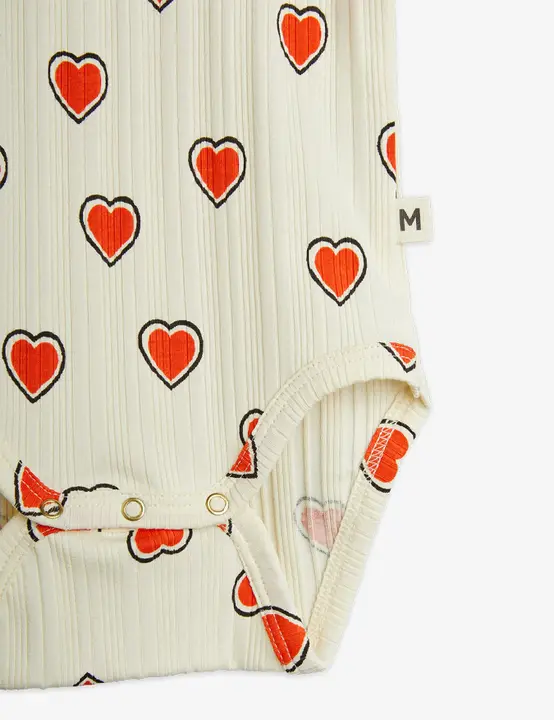 Outlined hearts baby set 3