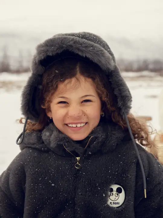 Ritzratz patch faux fur jacket 4