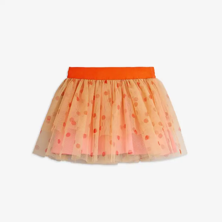Dotted tulle skirt