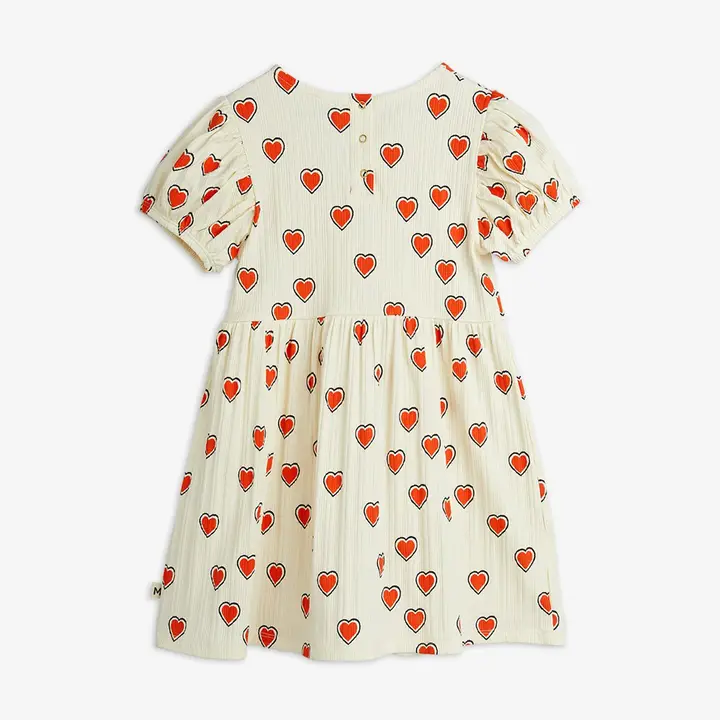 Outlined hearts short sleeve dress 2