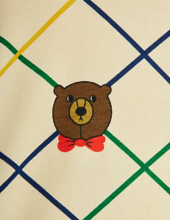 Bear check T-shirt  4