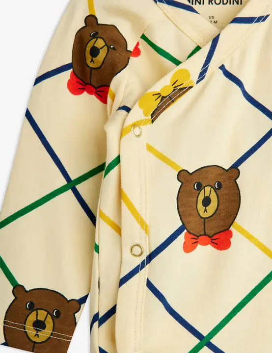 Bear check Newborn set 3